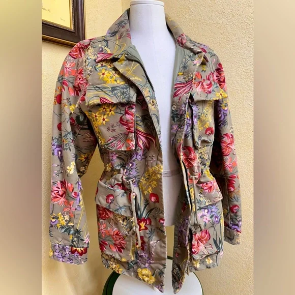 Floral Safari Jacket - Picture 3 of 15